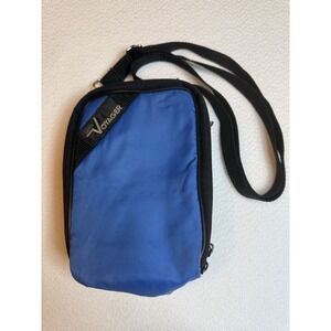 Lebo Voyager Blue Padded Travel Case Bag 6x8" Shoulder Strap Small Camera/Device